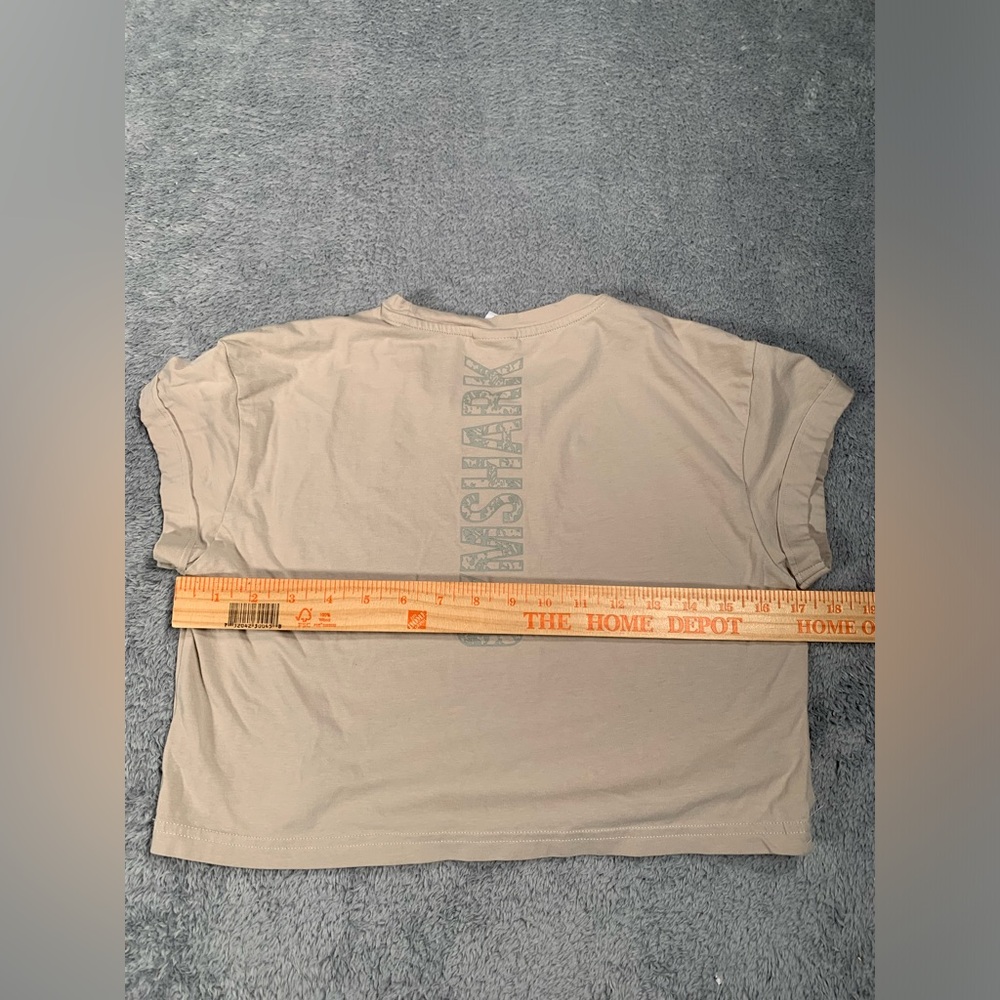 Gymshark Tan Crop Top small tee - Picture 8 of 9